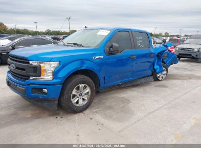 2020 FORD F-150 XL Blue  Gasoline 1FTEW1C56LKF32623 photo #3