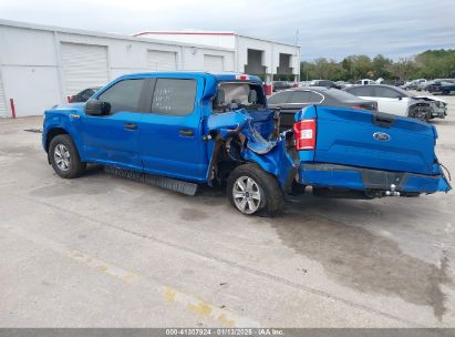 2020 FORD F-150 XL Blue  Gasoline 1FTEW1C56LKF32623 photo #4