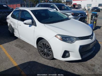 2014 TOYOTA COROLLA S PLUS White  Gasoline 5YFBURHE2EP044886 photo #1