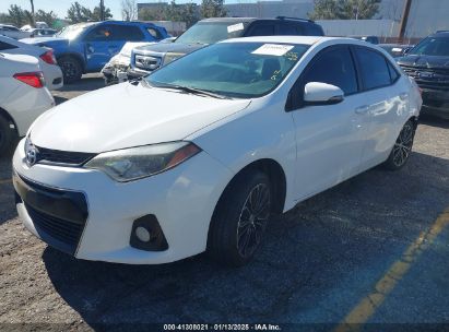 2014 TOYOTA COROLLA S PLUS White  Gasoline 5YFBURHE2EP044886 photo #3