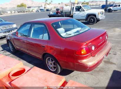 2001 TOYOTA COROLLA LE Red  Gasoline 1NXBR12E71Z464647 photo #4