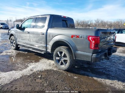 2015 FORD F-150 LARIAT Black  Gasoline 1FTEW1EG8FFB27309 photo #4