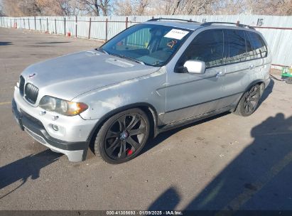 2004 BMW X5 4.8IS Silver  Gasoline 5UXFA93504LE81070 photo #3