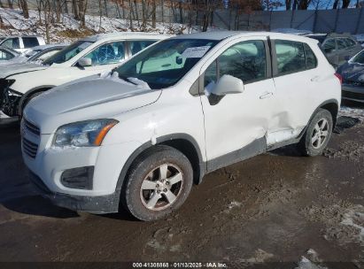 2016 CHEVROLET TRAX 1LS White  Gasoline 3GNCJNSB1GL231211 photo #3