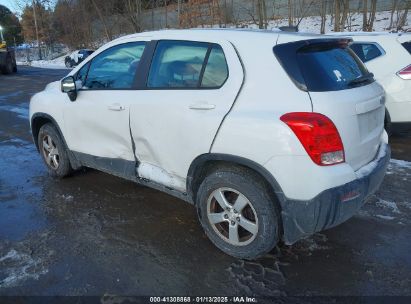 2016 CHEVROLET TRAX 1LS White  Gasoline 3GNCJNSB1GL231211 photo #4