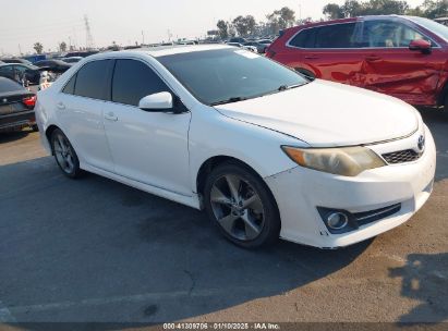 2012 TOYOTA CAMRY White  Gasoline 4T1BK1FK2CU509081 photo #1