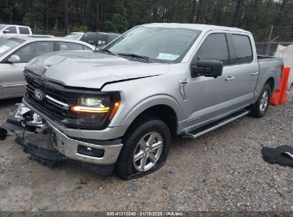 2024 FORD F-150 Gray  Hybrid 1FTFW3LD2RFA06367 photo #3