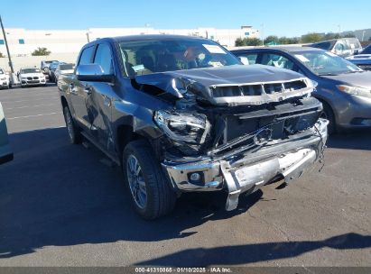 2020 TOYOTA TUNDRA 4WD Gray  Gasoline 5TFAY5F12LX951676 photo #1