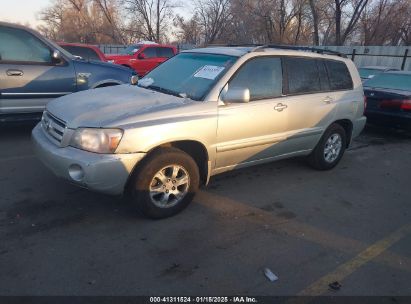 2004 TOYOTA HIGHLANDER V6 Silver  Gasoline JTEDP21A740001566 photo #3