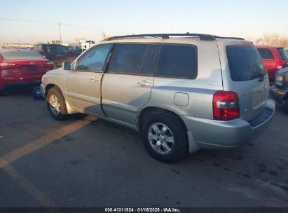 2004 TOYOTA HIGHLANDER V6 Silver  Gasoline JTEDP21A740001566 photo #4