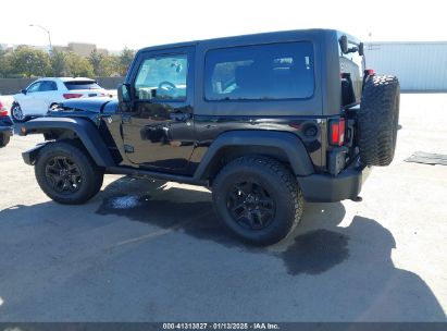 2016 JEEP WRANGLER WILLYS WHEELER Black  Flexible Fuel 1C4AJWAGXGL242397 photo #4