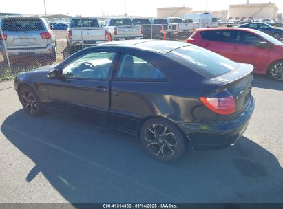 2003 MERCEDES-BENZ C 230 KOMPRESSOR SPORT Black  Gasoline WDBRN40JX3A513441 photo #4