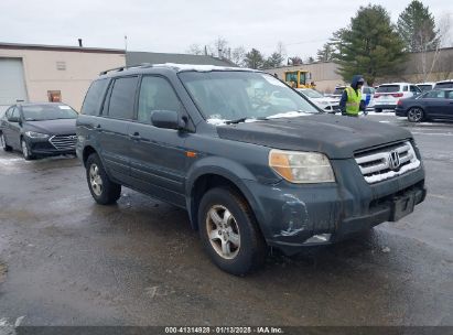 2006 HONDA PILOT EX-L Gray  Gasoline 2HKYF18656H503311 photo #1