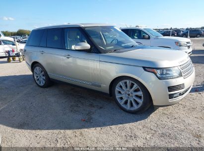 2014 LAND ROVER RANGE ROVER 5.0L V8 SUPERCHARGED/5.0L V8 SUPERCHARGED EBONY EDITION Tan  Gasoline SALGS2EFXEA135787 photo #1