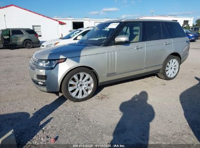 2014 LAND ROVER RANGE ROVER 5.0L V8 SUPERCHARGED/5.0L V8 SUPERCHARGED EBONY EDITION Tan  Gasoline SALGS2EFXEA135787 photo #3