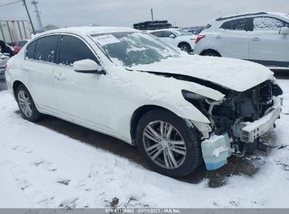 2012 INFINITI G37 X White  Gasoline JN1CV6AR0CM972048 photo #1