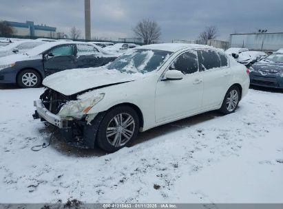 2012 INFINITI G37 X White  Gasoline JN1CV6AR0CM972048 photo #3