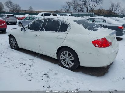 2012 INFINITI G37 X White  Gasoline JN1CV6AR0CM972048 photo #4