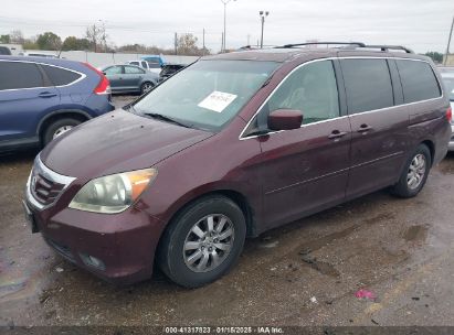 2010 HONDA ODYSSEY EX-L Burgundy  Gasoline 5FNRL3H72AB047454 photo #3