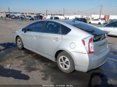 2013 TOYOTA PRIUS THREE Silver  Hybrid JTDKN3DU2D1695574 photo #4