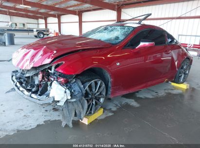 2021 LEXUS RC 350 F SPORT Red  Gasoline JTHGZ5BC8M5024675 photo #3