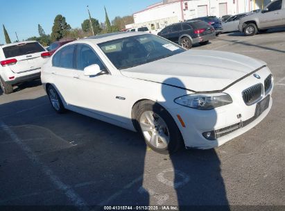 2013 BMW 528I White  Gasoline WBAXG5C53DDY35407 photo #1