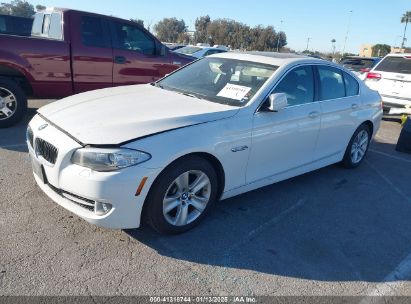 2013 BMW 528I White  Gasoline WBAXG5C53DDY35407 photo #3