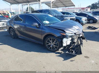 2023 TOYOTA CAMRY SE Gray  Gasoline 4T1G11AK0PU117884 photo #1