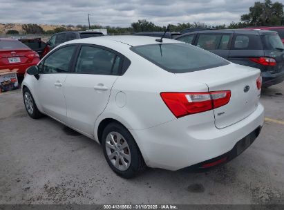 2013 KIA RIO EX White  Gasoline KNADN4A32D6112785 photo #4