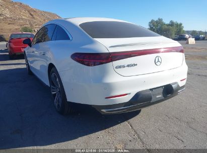 2022 MERCEDES-BENZ EQS 450+ White  Electric W1KCG2DB9NA005897 photo #4