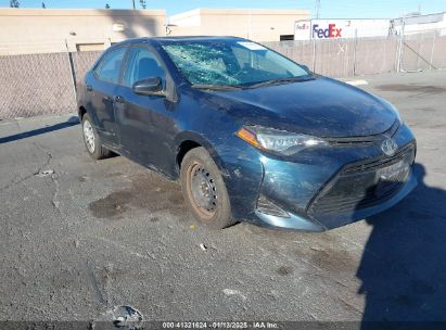 2019 TOYOTA COROLLA LE Blue  Gasoline 5YFBURHE2KP948779 photo #1