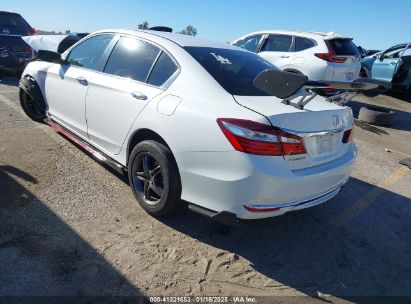 2017 HONDA ACCORD LX White  Gasoline 1HGCR2F39HA243555 photo #4