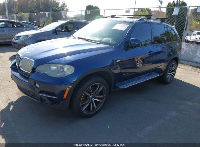 2012 BMW X5 XDRIVE50I Dark Blue  Gasoline 5UXZV8C56CL423097 photo #3