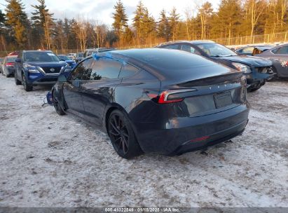 2024 TESLA MODEL 3 PERFORMANCE ALL-WHEEL DRIVE Gray  Electric 5YJ3E1ET3RF820482 photo #4