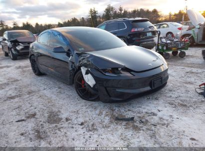 2024 TESLA MODEL 3 PERFORMANCE ALL-WHEEL DRIVE Gray  Electric 5YJ3E1ET3RF820482 photo #1