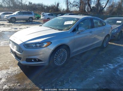 2016 FORD FUSION TITANIUM Silver  Gasoline 3FA6P0K90GR319271 photo #3