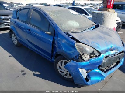 2015 TOYOTA PRIUS C TWO Blue  Hybrid JTDKDTB37F1112044 photo #1