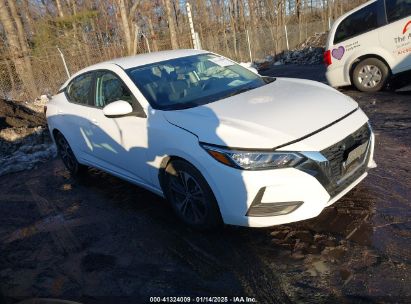 2022 NISSAN SENTRA SV XTRONIC CVT White  Gasoline 3N1AB8CV8NY220152 photo #1