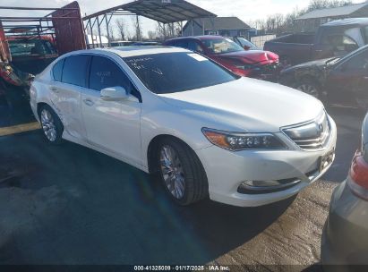 2014 ACURA RLX White  Gasoline JH4KC1F94EC000566 photo #1