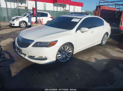 2014 ACURA RLX White  Gasoline JH4KC1F94EC000566 photo #3