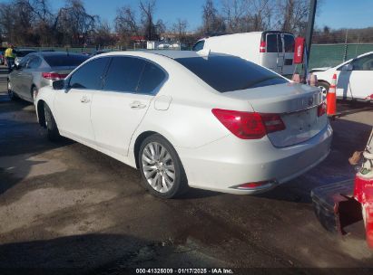 2014 ACURA RLX White  Gasoline JH4KC1F94EC000566 photo #4