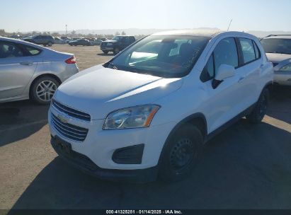 2015 CHEVROLET TRAX 1LS White  Gasoline KL7CJKSB0FB089163 photo #3