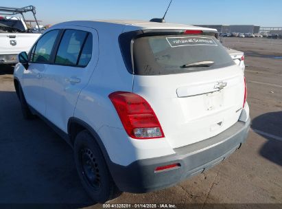 2015 CHEVROLET TRAX 1LS White  Gasoline KL7CJKSB0FB089163 photo #4