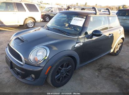 2011 MINI COOPER S Green  Gasoline WMWSV3C5XBTY23813 photo #3