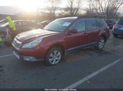 2011 SUBARU OUTBACK 2.5I LIMITED Burgundy  Gasoline 4S4BRBLC7B3437801 photo #3