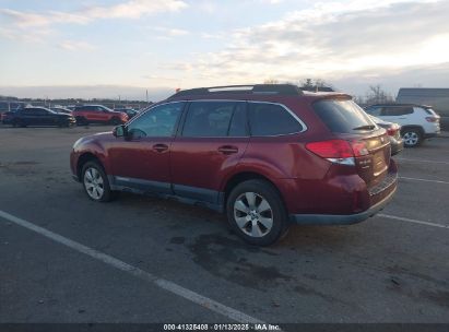 2011 SUBARU OUTBACK 2.5I LIMITED Burgundy  Gasoline 4S4BRBLC7B3437801 photo #4