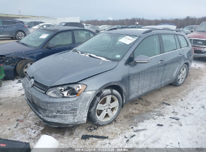 2015 VOLKSWAGEN GOLF SPORTWAGEN TDI S 4-DOOR Gray  Diesel 3VWCA7AUXFM510721 photo #3