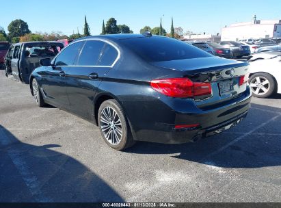 2019 BMW 530I Black  Gasoline WBAJA5C53KBX86922 photo #4