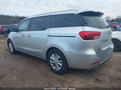 2017 KIA SEDONA LX Silver  Gasoline KNDMB5C16H6312913 photo #4