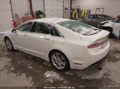 2014 LINCOLN MKZ White  Gasoline 3LN6L2JK1ER807627 photo #4